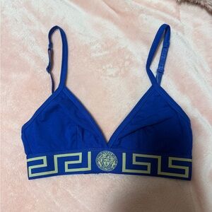 Versace Cotton Triangle Bralette